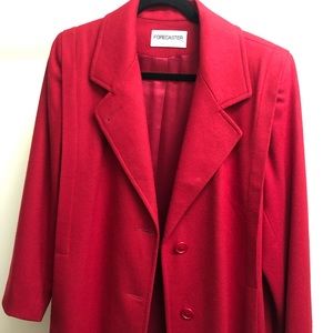 Forecaster of Boston Red Full length Wool Coat